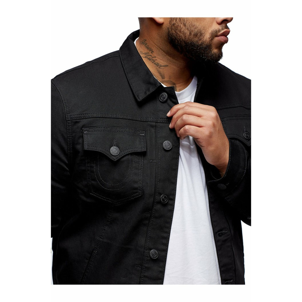 True Religion Men's Denim Jean Jacket - Picture 5 of 5